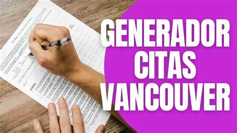 Generador de citas Vancouver